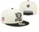 Las Vegas Raiders White and Black Cap