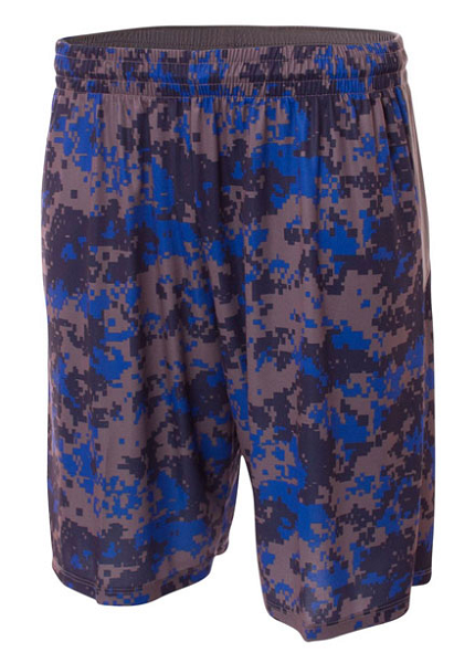 Full customized design :Adult Camo Performance Short - Design Online or Buy It Blank